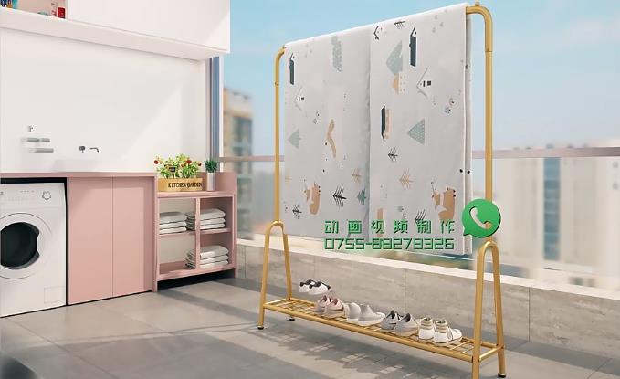 電商主圖視頻-收納支架產(chǎn)品動畫視頻-映畫傳媒