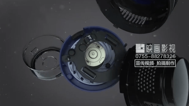 美的吸塵器三維動畫視頻