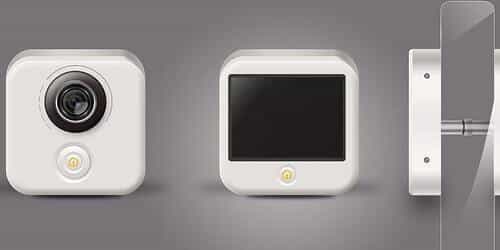 電子智能門鈴電商視頻制作中（三維動畫制作）